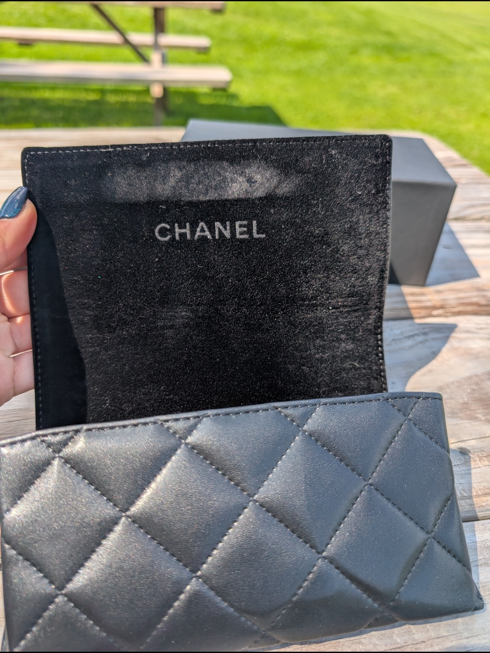Chanel Black Hexagon Oversized Sunglasses - Picture 11 of 14
